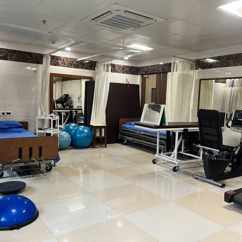 The Faith Physical Therapy gym inside Bethany Hospital, Thane West